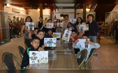 İzmir Ege Üniversitesi Etnografya Müzesinde “Anadolu’nun Kadınları” projesiyle çocuklar kültürel mirasla buluştu