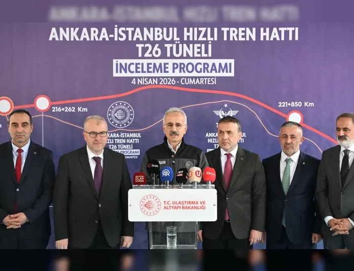 Ulaştırma ve Altyapı Bakanı Abdulkadir Uraloğlu: “Ankara-İstanbul YHT hattında süre 30 dakika kısalacak”