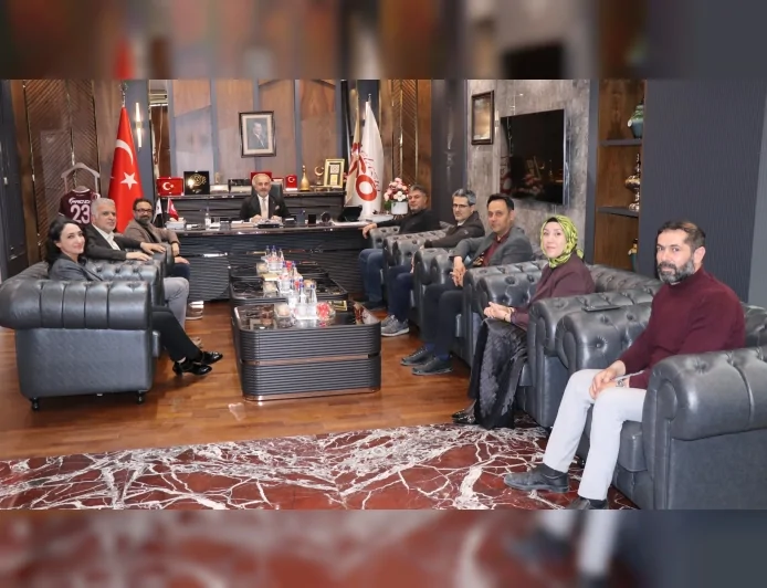 MEDİLİNES HOSPİTAL YÖNETİMİ ELAZIĞ TİCARET VE SANAYİ ODASI BAŞKANI İDRİS ALAN’I ZİYARET ETTİ