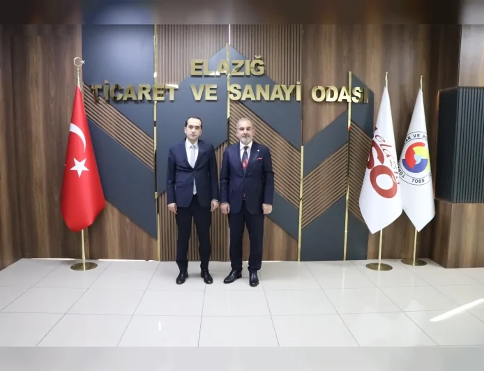 Kovancılar Kaymakamı Abdulhamid Uyar Elazığ TSO’yu ziyaret etti OSB projesi masaya yatırıldı