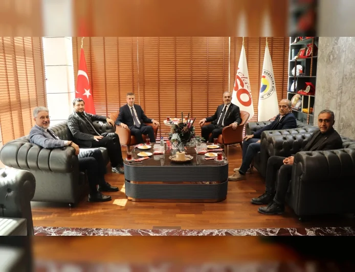 Elazığ Ticaret ve Sanayi Odası ile Fırat Üniversitesi arasında üniversite-sanayi iş birliği görüşmesi