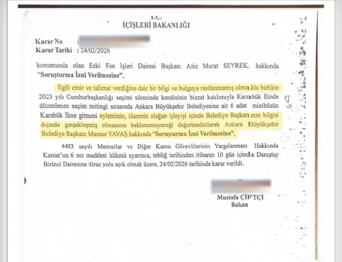 Ankara Büyükşehir Belediye Başkanı Mansur Yavaş Hakkında Soruşturma İzni Tartışma Yarattı