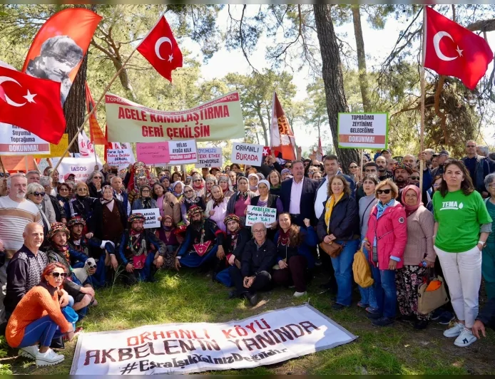 Seferihisar Belediye Başkanı İsmail Yetişkin Akbelen’de Direnişe Destek Ziyareti Gerçekleştirdi