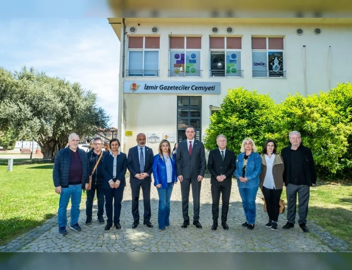 Türkiye Barolar Birliği Başkanı Erinç Sağkan İzmir Gazeteciler Cemiyeti Ziyaretinde Akbelen Sürecine Dikkat Çekti