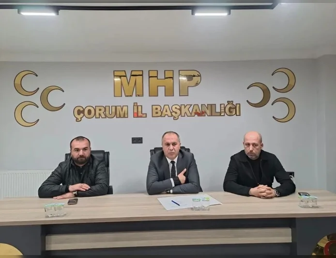 MHP Çorum İl Başkanlığı İl Yürütme Kurulu Toplantısında Yaz Dönemi Programları ve Saha Faaliyetleri Ele Alındı