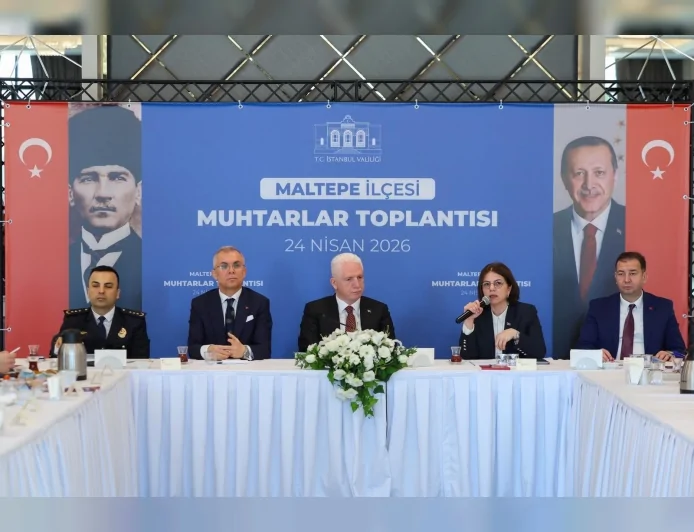İstanbul Valisi Davut Gül Maltepe Muhtarlar Toplantısında Mahalle İhtiyaçlarını Değerlendirdi