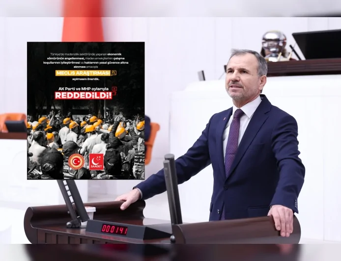 SAADET PARTİSİ ANKARA MİLLETVEKİLİ MESUT DOĞAN TBMM KÜRSÜSÜNDE SORDU “PATRON DEVLETTEN BU KADAR MI BÜYÜK”