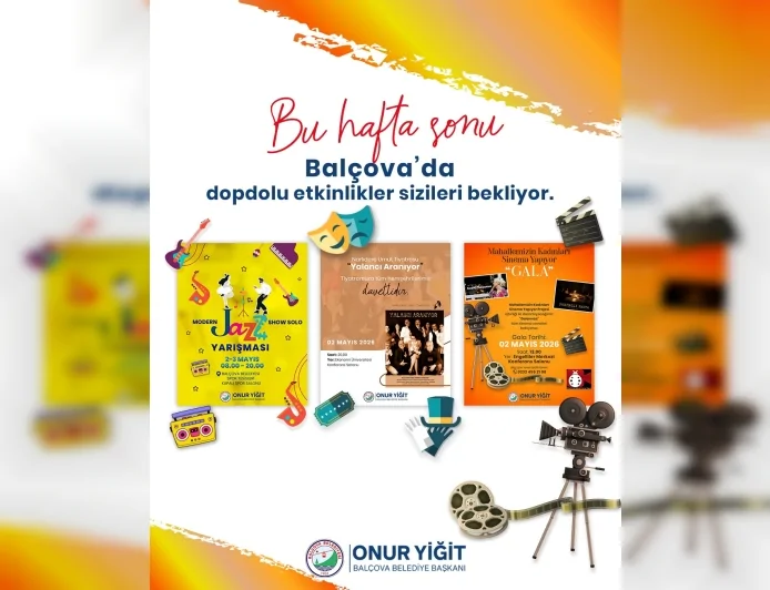 Balçova’da hafta sonu kültür ve sanat etkinlikleriyle dolu program başlıyor