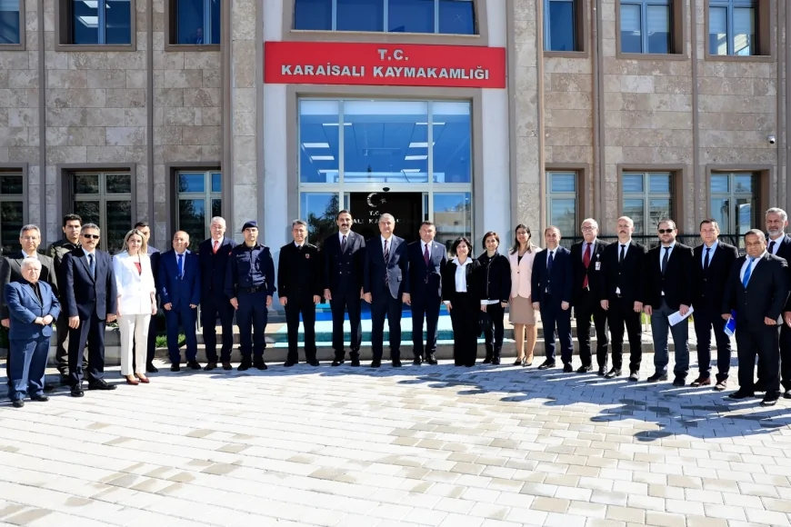 Adana Valisi Mustafa Yavuz Karaisalı ilçesinde incelemelerde bulundu