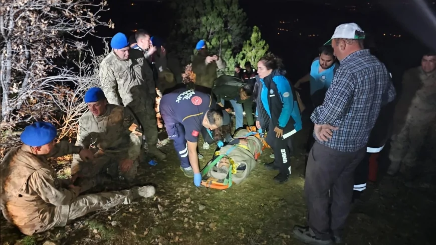 Çorum Çalyayla Köyü’nde Kayalıklardan 250 Metre Uçuruma Düşen Hüseyin Gökgöz Kurtarıldı