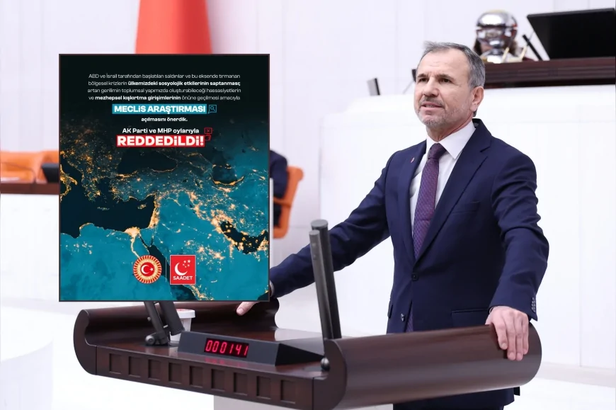 Saadet Partisi Ankara Milletvekili Mesut Doğan: “Hürmüz Boğazı’nı geçmeye çalışanların niyeti Çanakkale ile aynıdır”