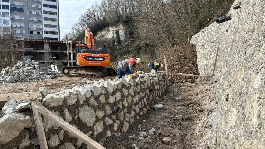Ordu Büyükşehir Belediyesi Fatsa’da Taşkın Riskine Karşı Terzili Deresi’nde Kalıcı Önlem Başlattı