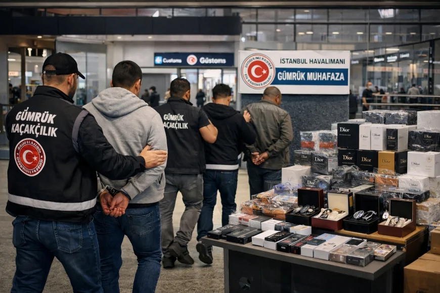 Ticaret Bakanlığı İstanbul Havalimanı Gümrüğünde Usulsüzlük Şüphesiyle Operasyon Düzenlendi