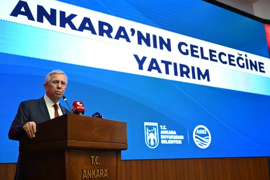 ANKARA BÜYÜKŞEHİR BELEDİYE BAŞKANI MANSUR YAVAŞ: “ANKARA’NIN GELECEĞİ İÇİN 1,1 MİLYAR DOLARLIK ALTYAPI YATIRIMI YAPIYORUZ”