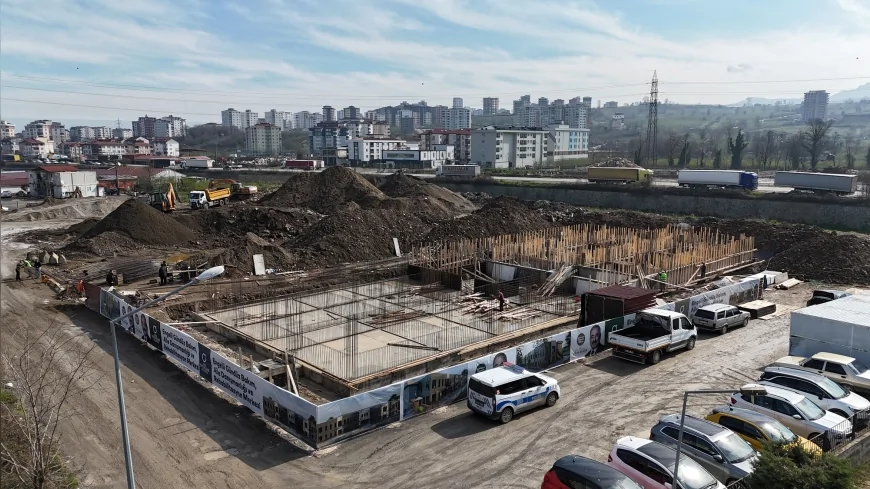 Ordu Büyükşehir Belediyesi Engelli Bakım ve Rehabilitasyon Merkezi İnşaatı Hızla Yükseliyor!
