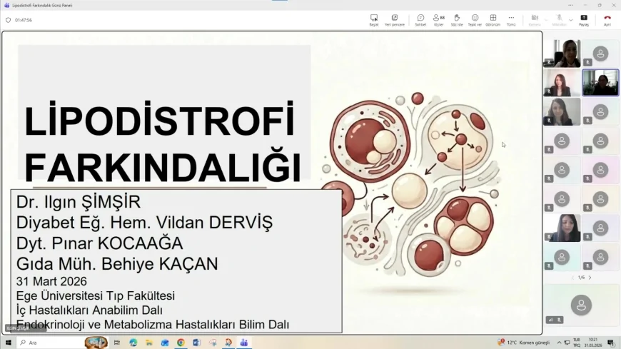 Ege Üniversitesinde düzenlenen panelde lipodistrofi hastalığında erken tanı ve doğru bakımın önemi vurgulandı!