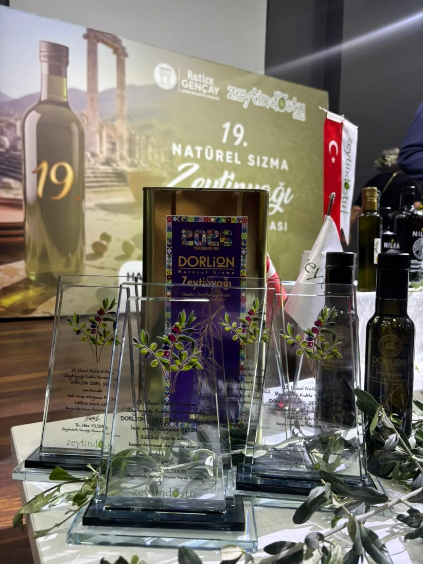 Eskişehir Büyükşehir Belediyesi Dorlion zeytinyağıyla uluslararası kalite yarışmasında Premium ödül kazandı