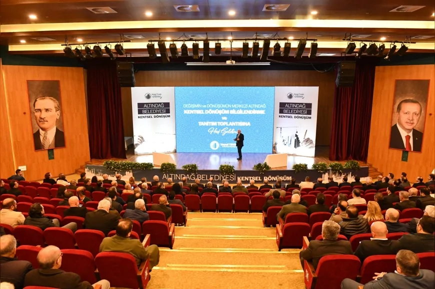Altındağ Belediyesi Kentsel Dönüşüm Toplantısında Yeni Projeler ve Tasarruf Verileri Açıklandı