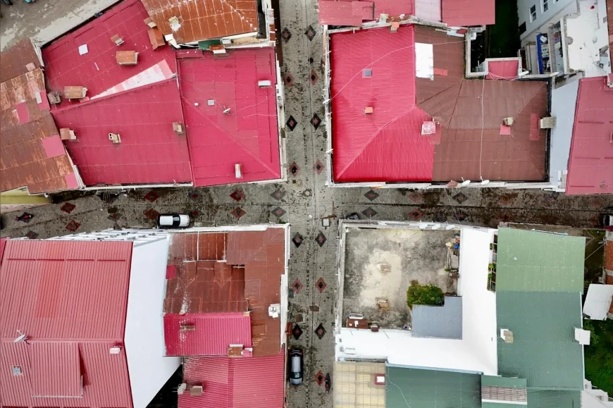 Giresun’da Tarım Sokak yenilendi mahalle sakinleri altyapı ve üstyapı çalışmalarından memnun