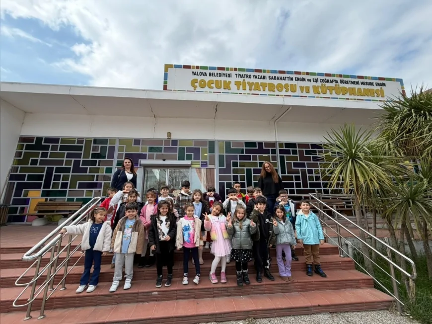 Yalova Belediyesi Kütüphaneler Haftası’nda Yüzlerce Öğrenciyi Kütüphanelerle Buluşturdu