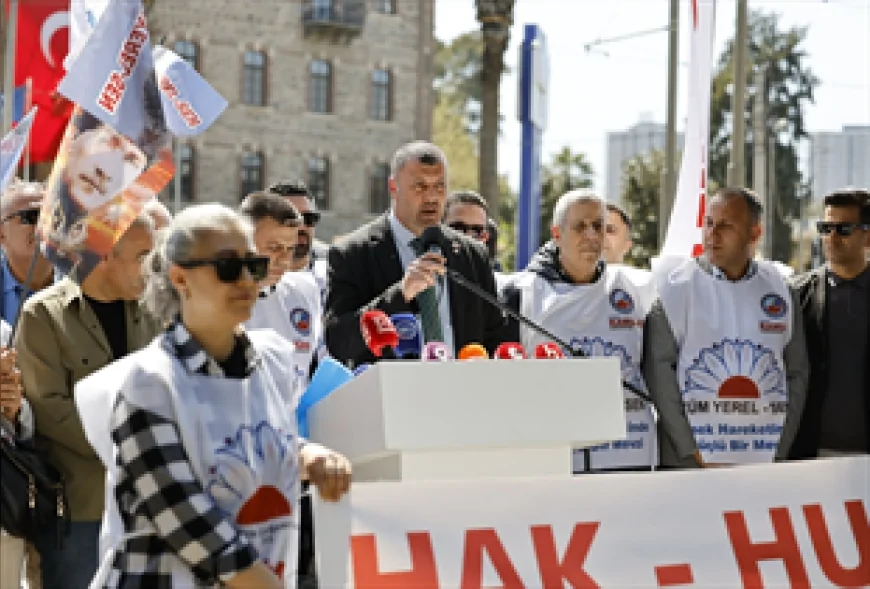 Tüm Yerel-Sen İzmir 3 No’lu Şube Başkanı Ufuk Cengizler: “Meslek Fabrikası rantın değil, emeğin mekanıdır”