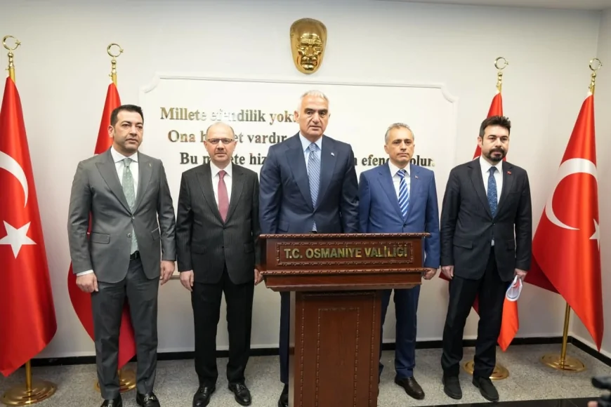 Kültür ve Turizm Bakanı Mehmet Nuri Ersoy: “Osmaniye’ye 678,8 milyon liralık yatırım yaptık”