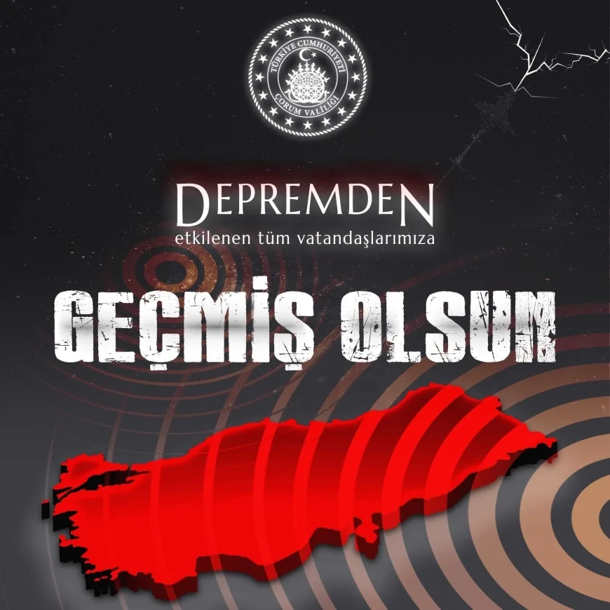 Çorum Valiliği Bayat’ta Meydana Gelen 4.0 Büyüklüğündeki Depremde Olumsuzluk Yaşanmadığını Açıkladı