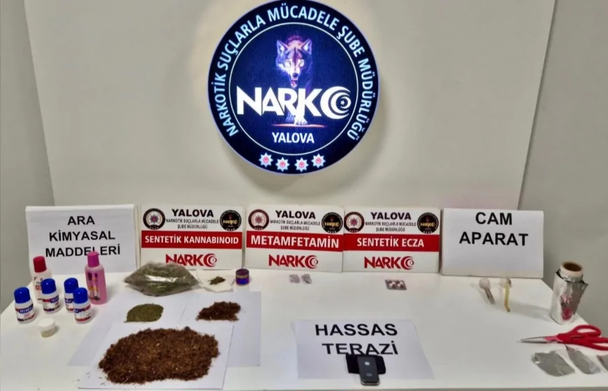Yalova İl Emniyet Müdürlüğü: “Uyuşturucu operasyonlarında 4 şüpheli yakalandı 2 kişi tutuklandı”