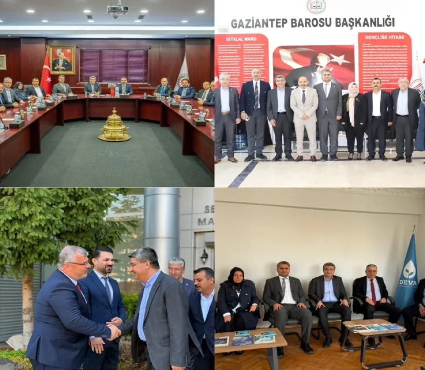 DEVA Partisi Genel Başkan Yardımcısı Mehmet Emin Ekmen Gaziantep’te ekonomik ve hukuki gündemi sahada değerlendirdi