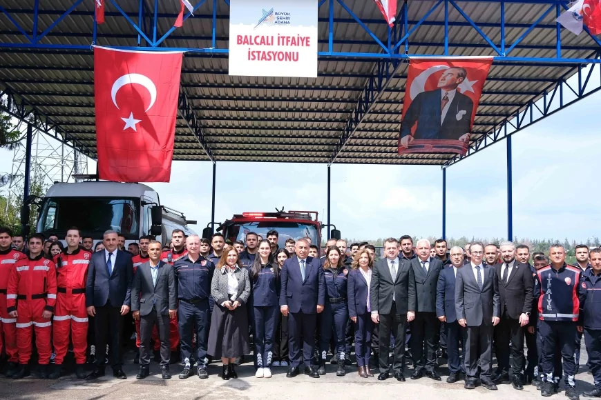 ADANA BÜYÜKŞEHİR BELEDİYESİ ÇUKUROVA ÜNİVERSİTESİ KAMPÜSÜNE 23. İTFAİYE İSTASYONUNU AÇTI!