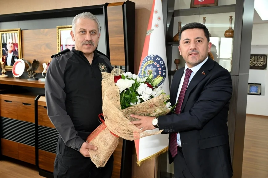 Nevşehir Belediye Başkanı Rasim Arı Polis Haftası’nda İl Emniyet Müdürlüğü’nü ziyaret etti