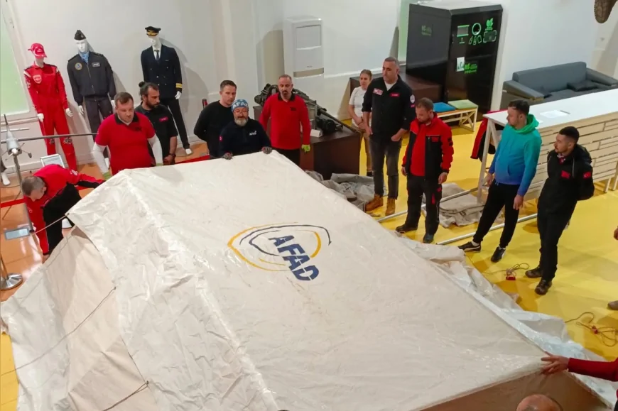 Tepebaşı Belediyesi Arama Kurtarma Ekibi AFAD Barınma Akreditasyon Eğitimine Başladı