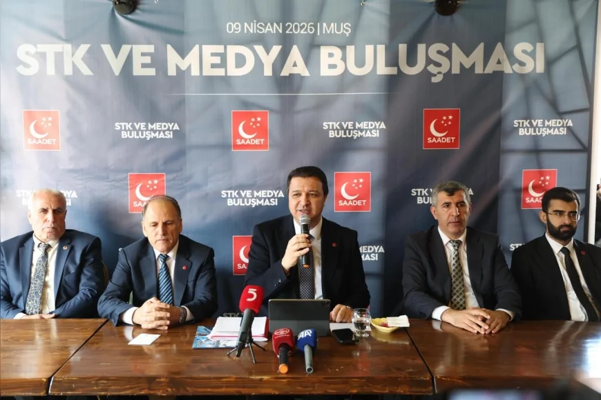 SAADET PARTİSİ GENEL BAŞKANI MAHMUT ARIKAN MUŞ’TAN İKTİDARA YÜKLENDİ “HER ŞEYİ SAVAŞA BAĞLAYAMAZSINIZ”