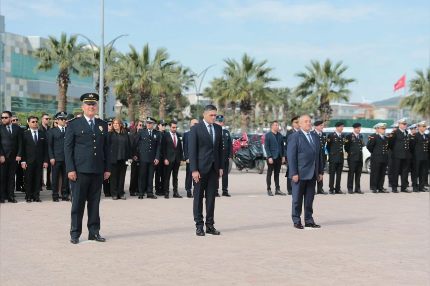 ALİAĞA’DA TÜRK POLİS TEŞKİLATI’NIN 181’İNCİ YIL DÖNÜMÜ TÖRENLERLE KUTLANDI