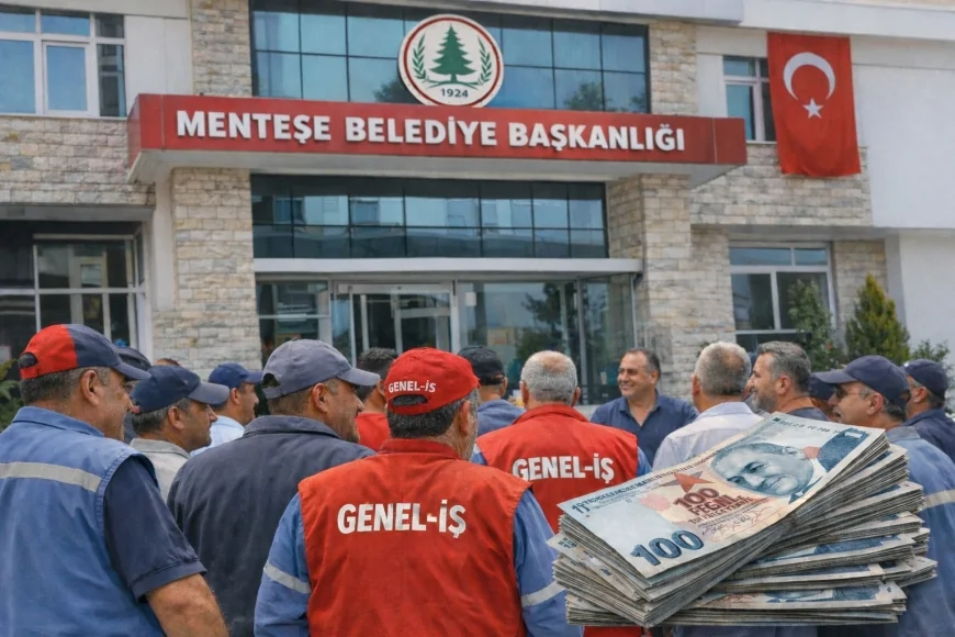 Menteşe Belediyesi TİS Sürecinde İşçilere Yüzde 15 Zam Farkını Hesaplara Yatırma Kararı Aldı
