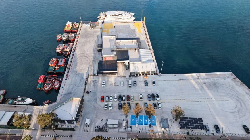 İzmir Aliağa’da Aliaport’tan Midilli’ye düzenli deniz seferleri başladı