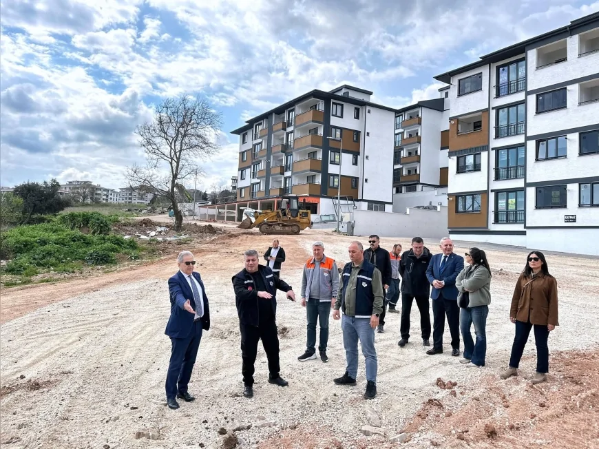 BALIKESİR BANDIRMA BELEDİYE BAŞKANI DURSUN MİRZA MAHALLE MAHALLE SAHA İNCELEMESİ GERÇEKLEŞTİRDİ