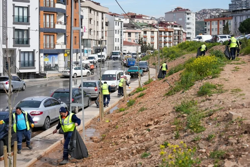 Maltepe Belediyesi Zümrütevler'de Geniş Kapsamlı Bahar Temizliği Çalışması Yürüttü