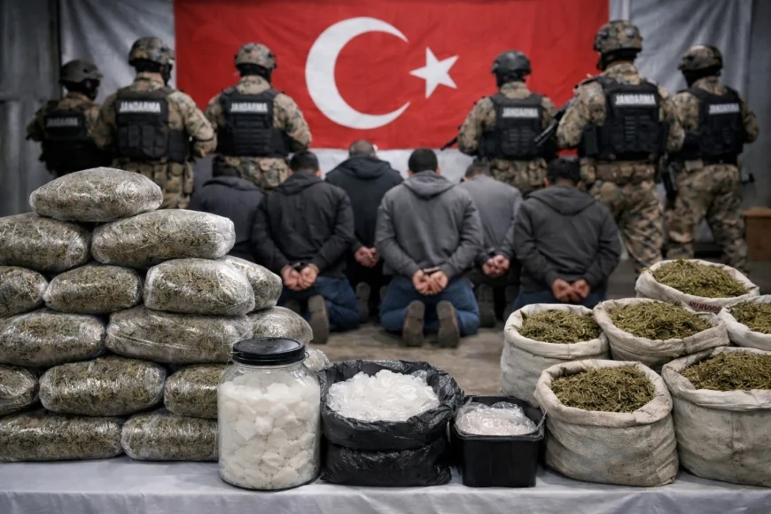 İçişleri Bakanlığı: “Van ve Hakkari’de 446 kilogram uyuşturucu ele geçirildi, 8 şüpheli yakalandı”