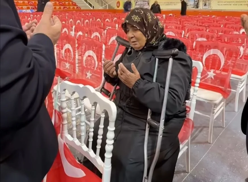 Çorum’da dua edilen Ayşe teyzeye TOKİ kurasında ev çıktı