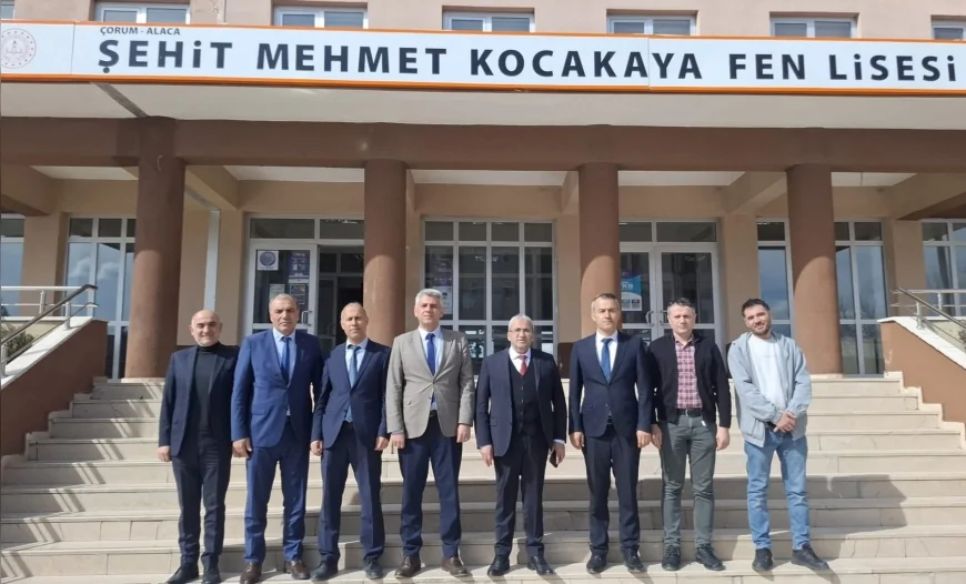 Çorum İl Millî Eğitim Müdürü Cemil Çağlar Alaca’da Okulları Yerinde İnceledi Türkiye Yüzyılı Maarif Modeli Uygulamaları Değerlendirildi