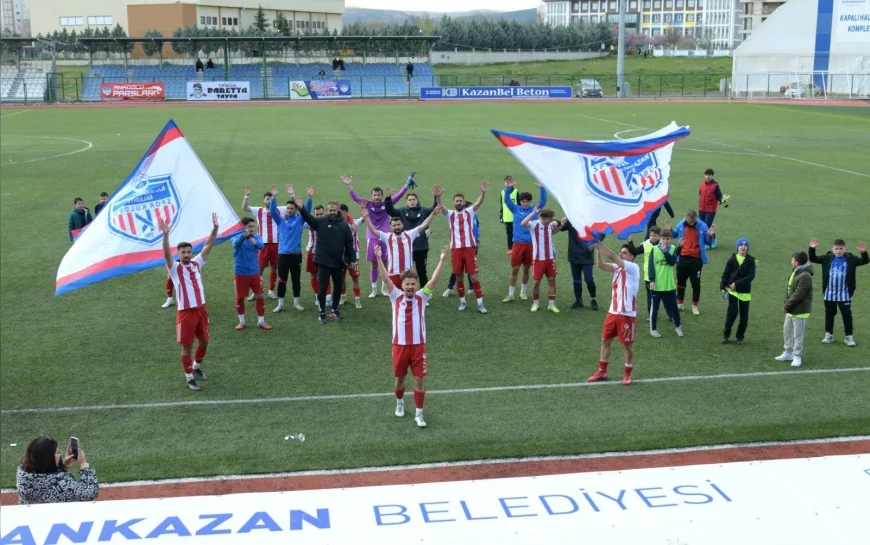 Kahramankazan Belediyespor kritik galibiyetle zirvedeki yerini sağlamlaştırdı