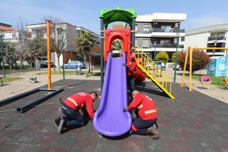 Menderes Belediye Başkanı İlkay Çiçek: “Parklarımızda yenileme çalışmalarımız hız kesmeden sürecek”