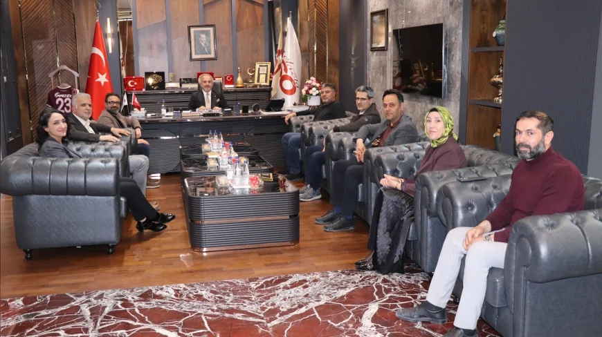 MEDİLİNES HOSPİTAL YÖNETİMİ ELAZIĞ TİCARET VE SANAYİ ODASI BAŞKANI İDRİS ALAN’I ZİYARET ETTİ