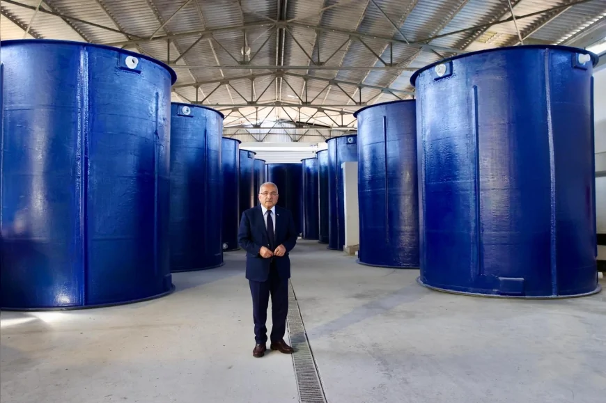 ORDU BÜYÜKŞEHİR BELEDİYESİ KENDİ ÜRETTİĞİ FİBERGLAS SU DEPOLARINI KIRSAL MAHALLELERE YERLEŞTİRİYOR