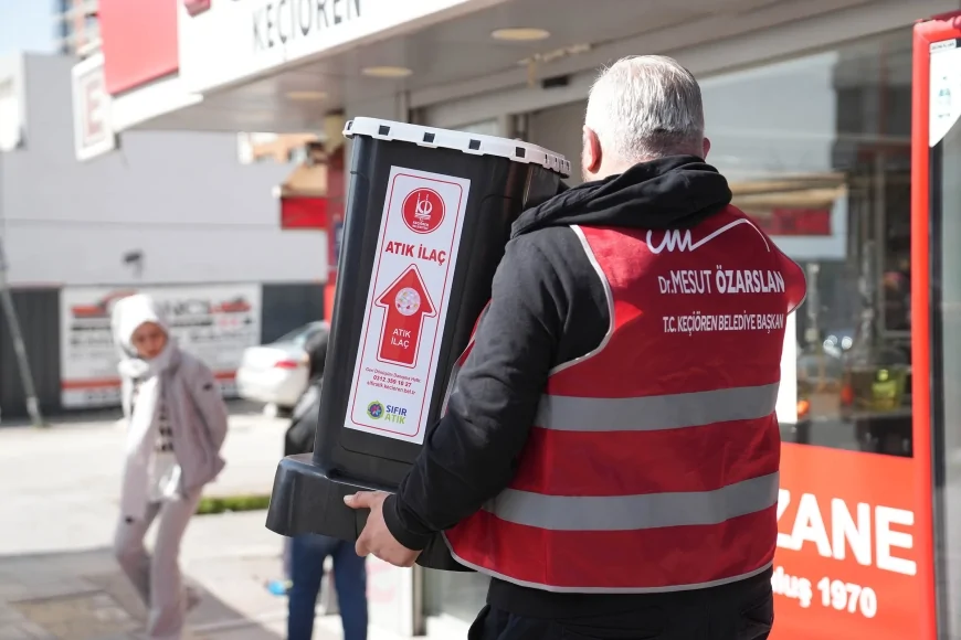 Keçiören Belediyesi Atık İlaç Projesiyle Çevre Kirliliğini Önlemeyi Hedefliyor!