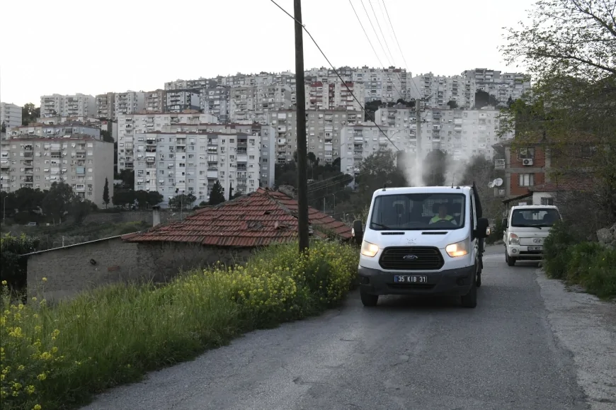 Çiğli Belediyesi Yaz Öncesi 26 Mahallede Sivrisinek ve Haşereye Karşı Seferberlik Başlattı