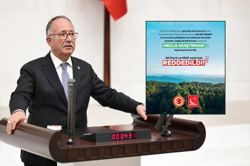 SAADET PARTİSİ ANTALYA MİLLETVEKİLİ ŞERAFETTİN KILIÇ: “BU MESELE SADECE AĞAÇ DEĞİL GELECEK NESİLLERİN HAKKIDIR”