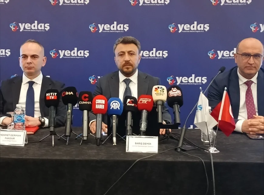 YEDAŞ İşletme Operasyonları Direktörü Barış Demir: “Çorum’a 5 yılda 9 milyar liralık yatırım planlıyoruz”