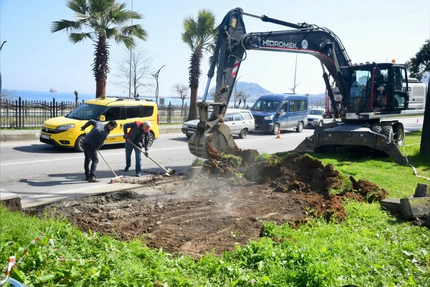 Giresun Belediyesi Fen İşleri Ekipleri Kent Genelinde Üstyapı Çalışmalarını Sürdürüyor